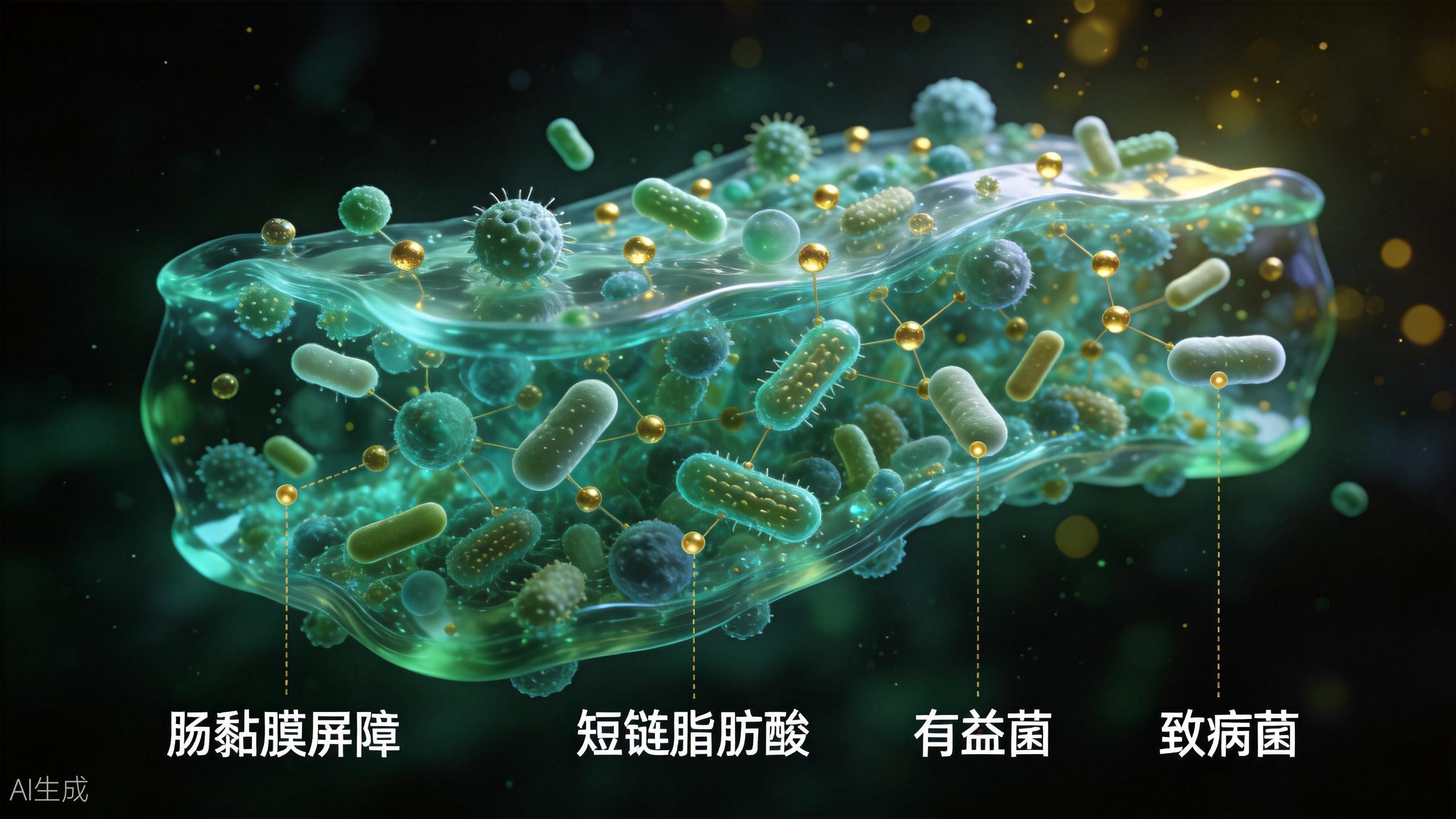 肠道菌群调节示意图